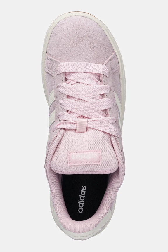 Παιδικά sneakers σουέτ adidas GRAND COURT 00s ροζ JP5895