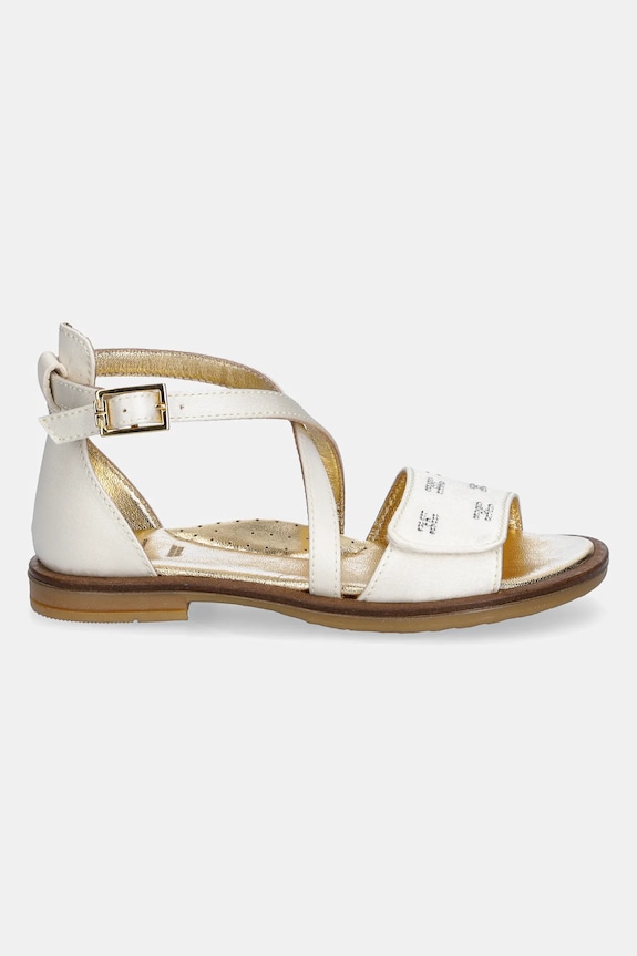 Elisabetta Franchi sandały dziecięce F1A2.E0275 biały SS25