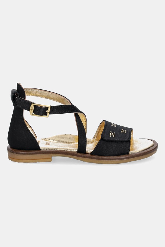 Dječje sandale Elisabetta Franchi F1A2.E0275 crna SS25