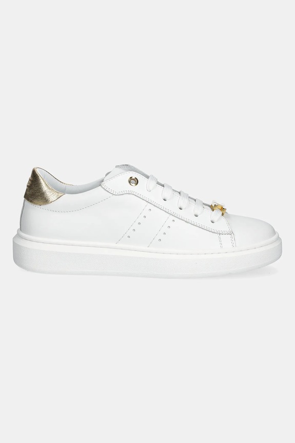 Kožené tenisky Elisabetta Franchi F4A9.E0034 biela SS25