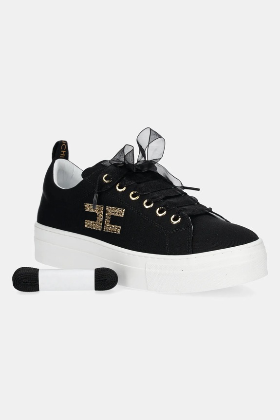 Elisabetta Franchi scarpe da ginnastica per bambini F4A9.E0241 nero