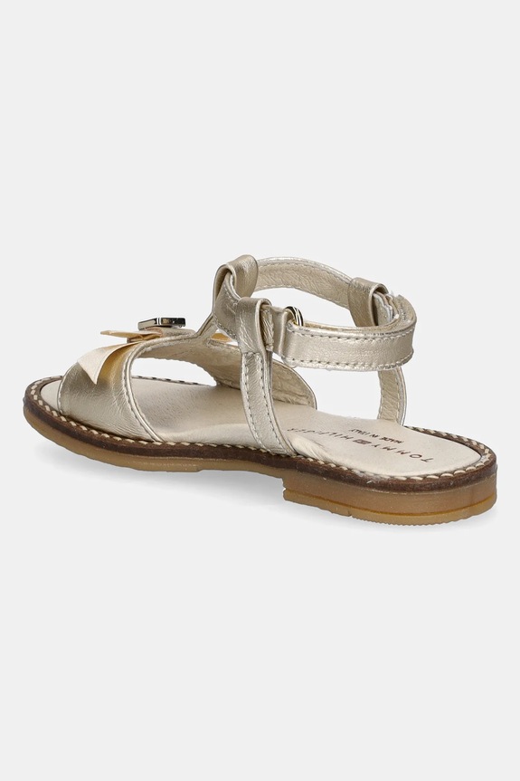 Девочка Детские кожаные сандалии Tommy Hilfiger T1A2.33940.20.23 золотой