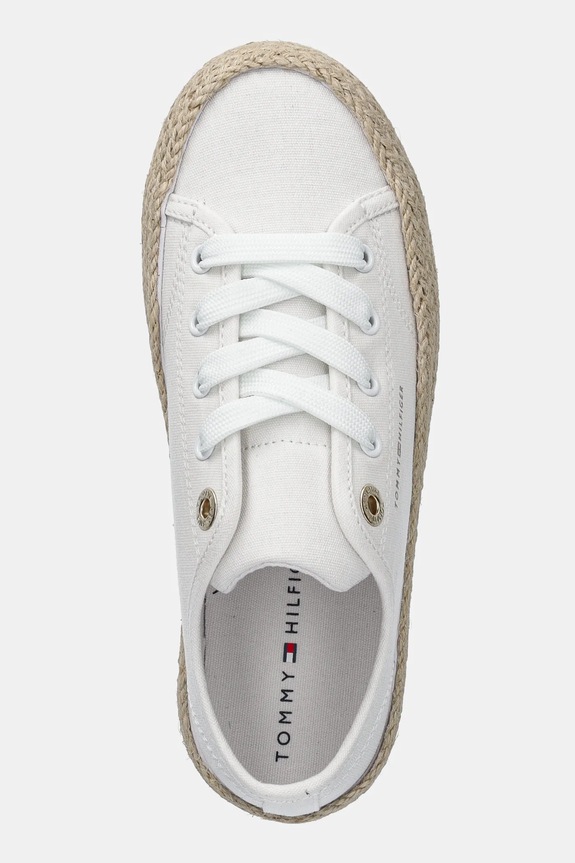 Παιδικά πάνινα παπούτσια Tommy Hilfiger λευκό T3A9.33732.30.34