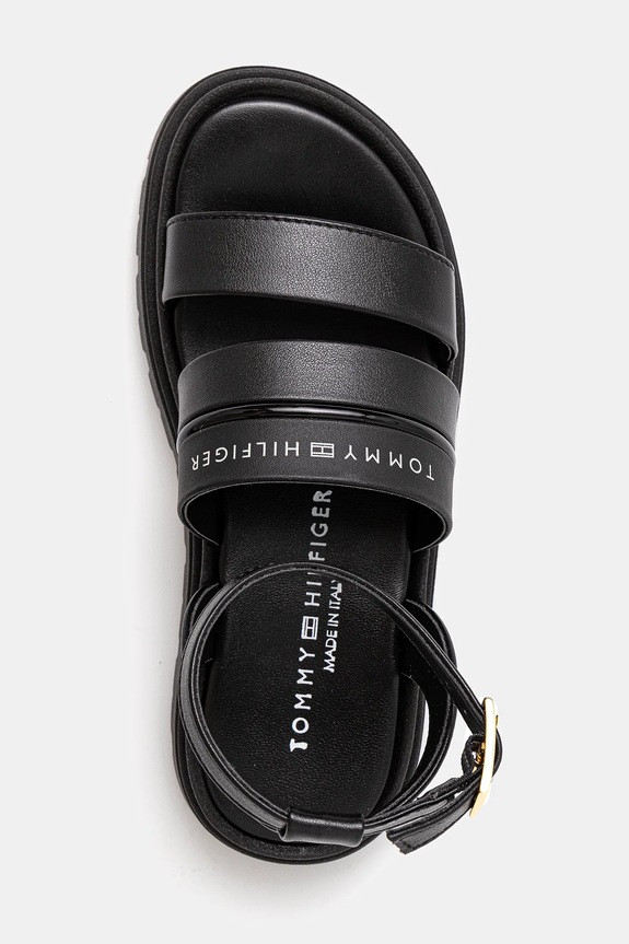 Παιδικά σανδάλια Tommy Hilfiger T4A2.33798.30.34 μαύρο