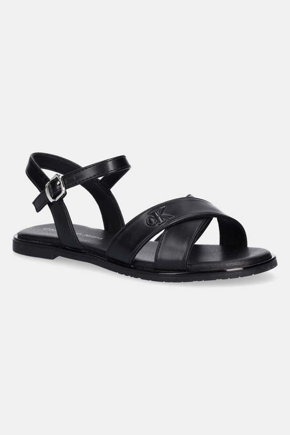 Detské sandále Calvin Klein Jeans čierna V3A2.82041.30.34