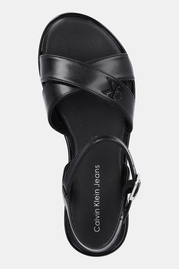 Detské sandále Calvin Klein Jeans čierna V3A2.82041.30.34