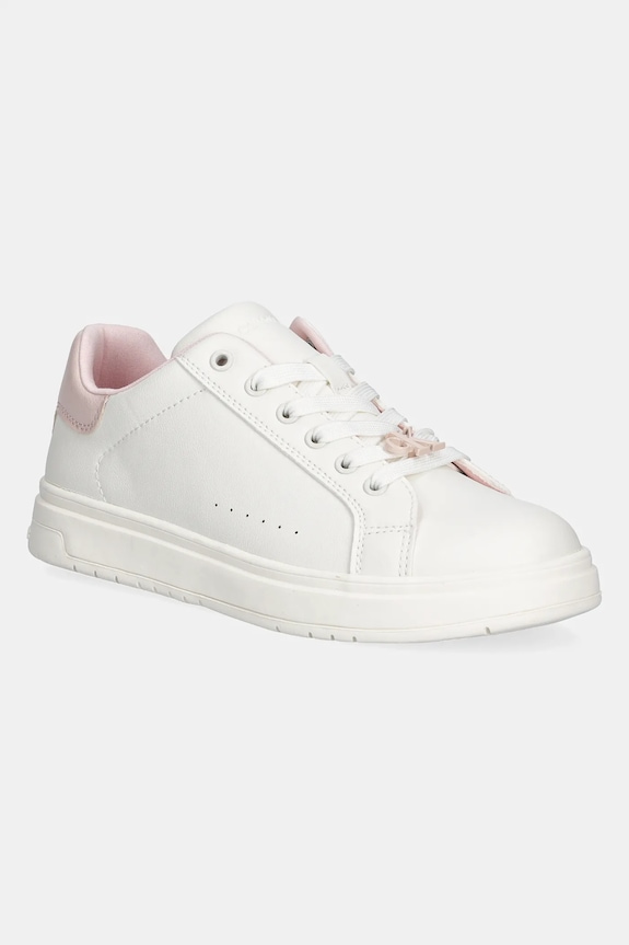 Calvin Klein Jeans sneakers pentru copii Planet friendly alb V3A9.82015.35.39