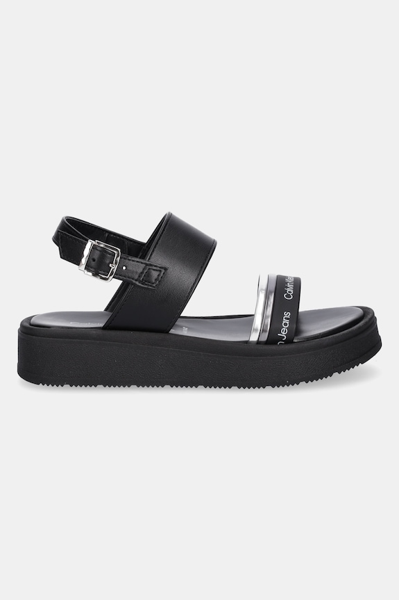 Detské sandále Calvin Klein Jeans V4A2.82053.30.34 čierna SS25