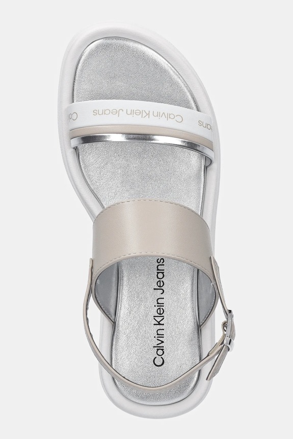 Calvin Klein Jeans sandale copii bej V4A2.82053.35.39