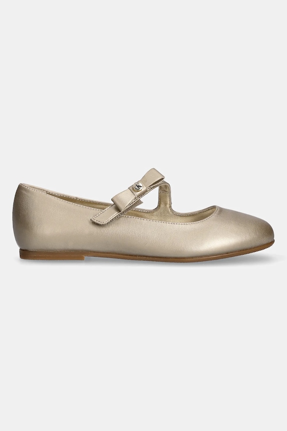 Dječje balerinke Calvin Klein Jeans V4A3.83042.35.39 zlatna SS25