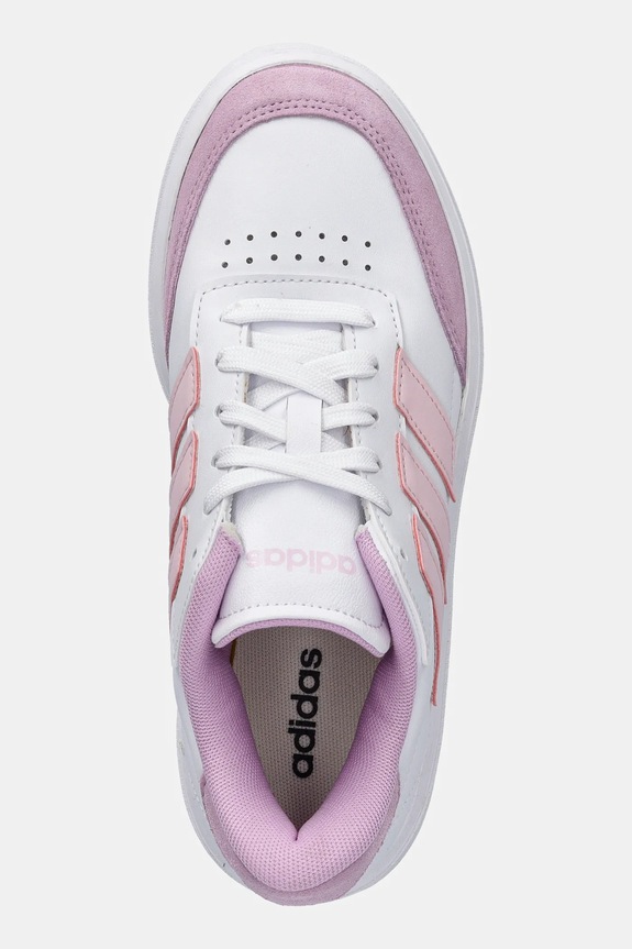 adidas sneakersy dziecięce COURTBLOCK biały JH8566