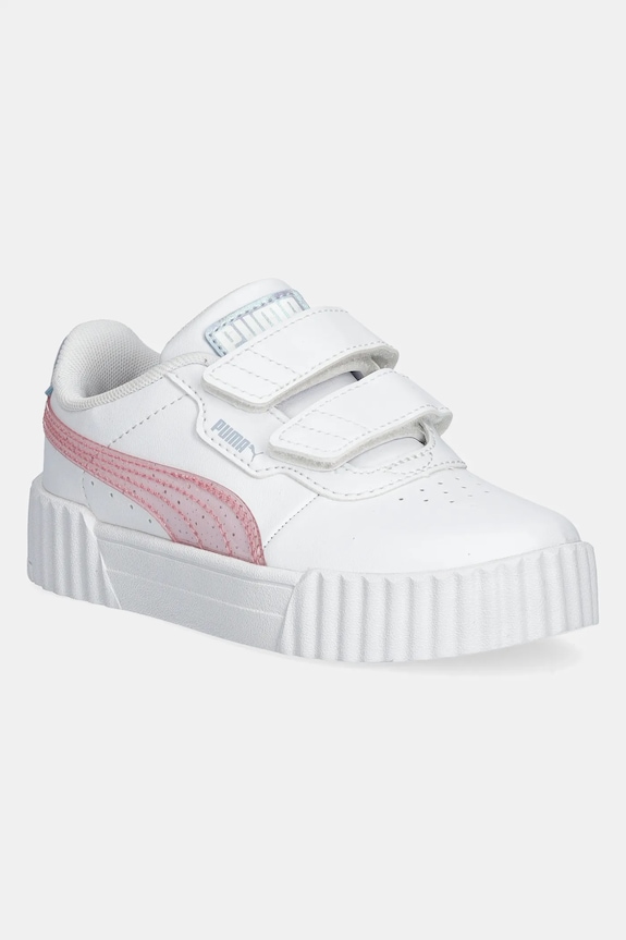 Dětské sneakers boty Puma Carina 3.0 Blurry Dreams V imitace kůže bílá 400609