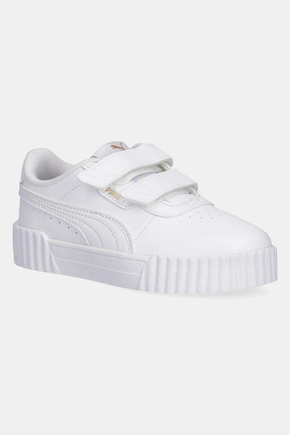 Puma sneakersy dziecięce Carina 3.0 V Planet friendly biały 401478