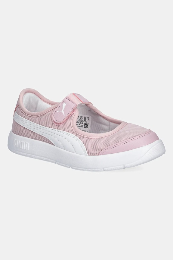 Puma Courtflex v3 Lina V sneakersy dziecięce syntetyczny różowy 400578