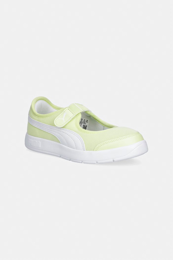 Puma Courtflex v3 Lina V sneakersy dziecięce zielony 400578