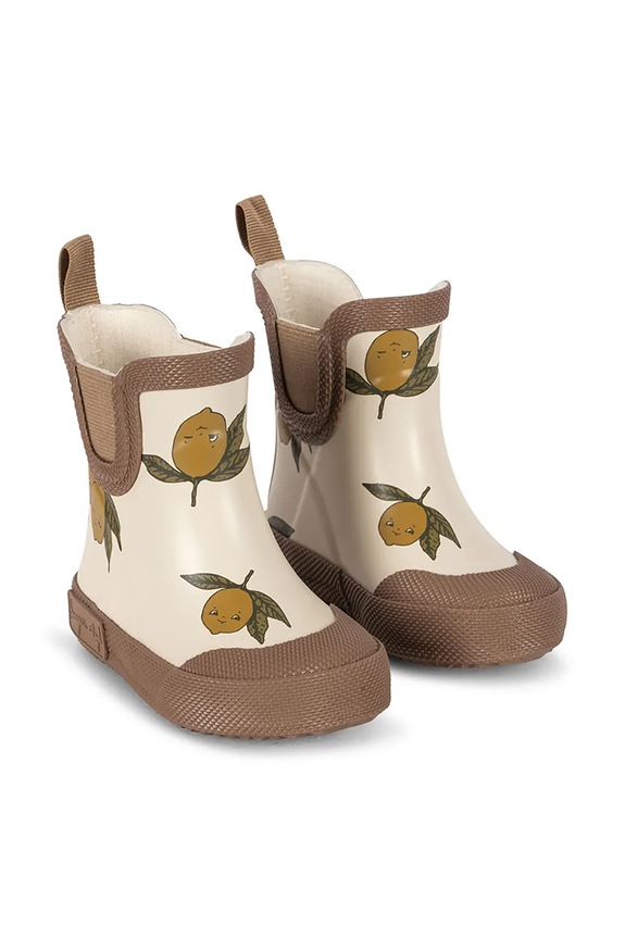 Konges Sløjd kalosze dziecięce WELLY RUBBER BOOTS beżowy KS102573