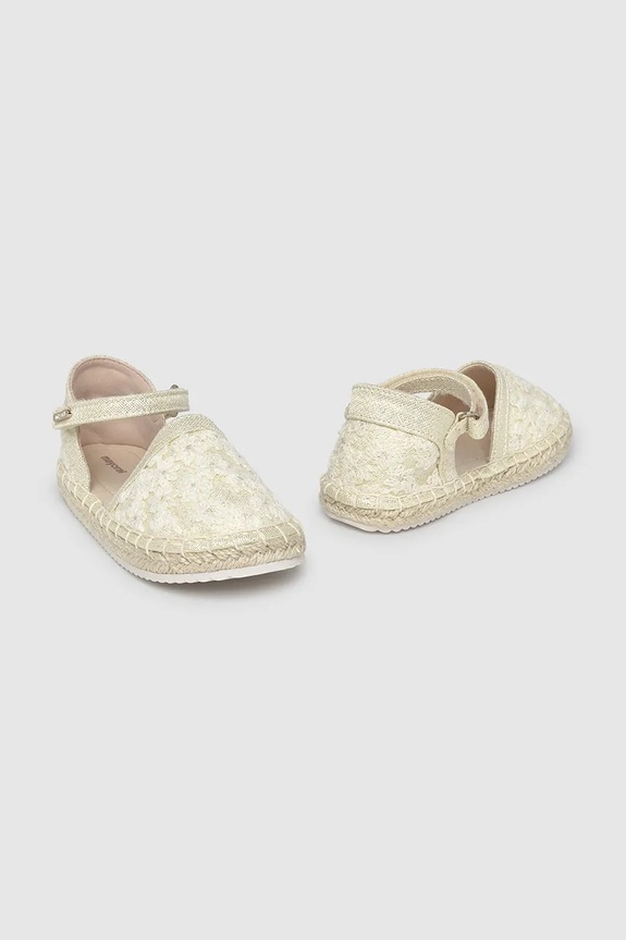 Mayoral espadryle niemowlęce 41644.43A.Baby.PPYA złoty SS25