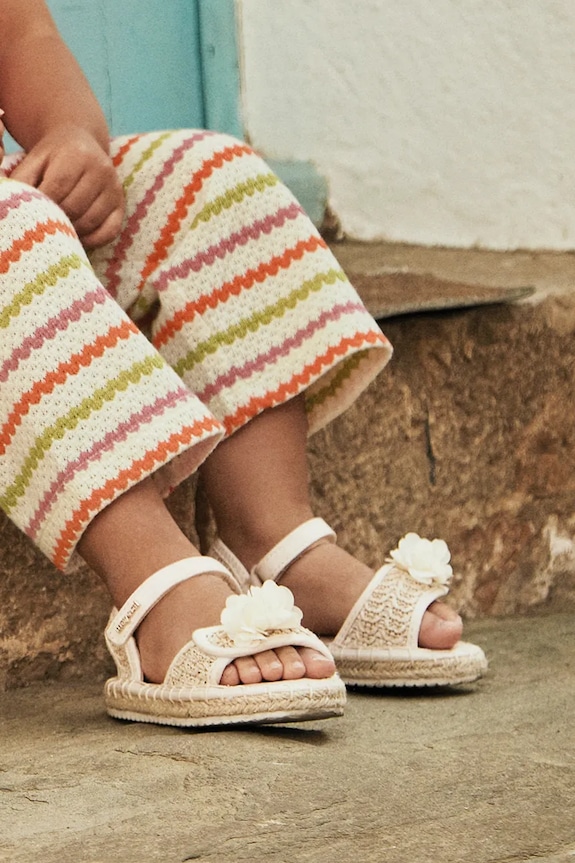Mayoral espadryle dziecięce syntetyczny beżowy 41648.47C.Baby.PPYA