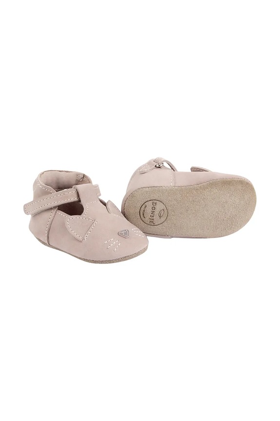 Donsje scarpe in pelle neonato/a Spark Classic Shoes Cat 1002005 rosa