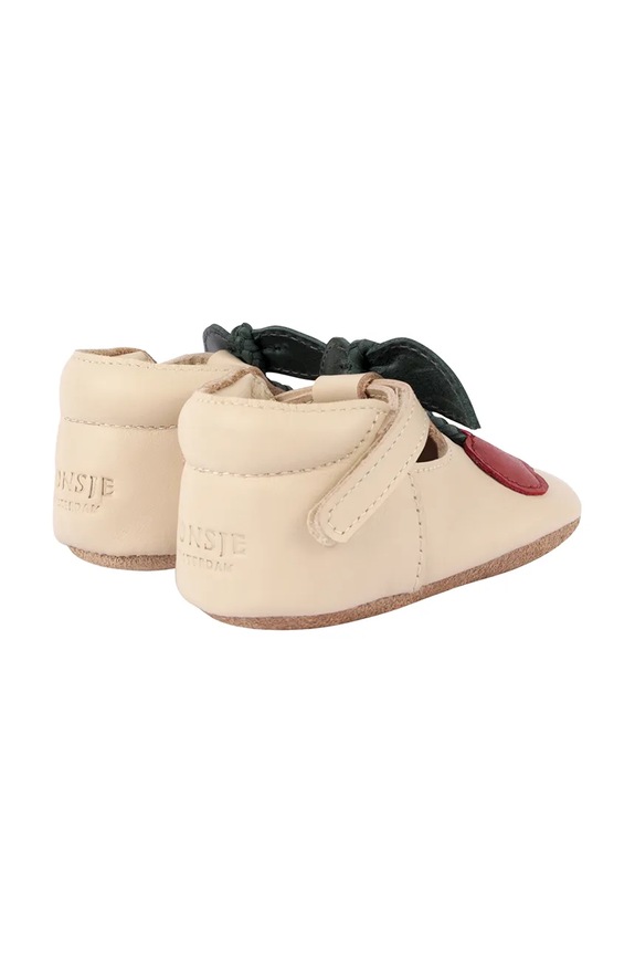 Usnjeni čevlji za dojenčka Donsje Nanoe Shoes Cherry bež 1005015