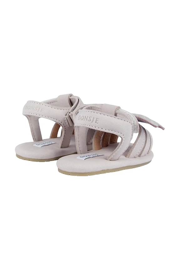Бебешки кожени сандали Donsje Tuti Sky Sandals Libelle бежов 1008012