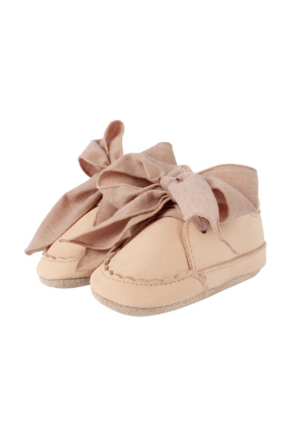 Donsje buty skórzane niemowlęce Lonny Sneakers nieocieplane różowy 1034700