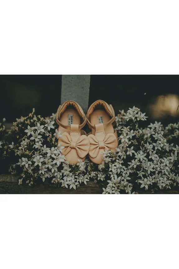Donsje baleriny skórzane niemowlęce Meau Shoes 1038900