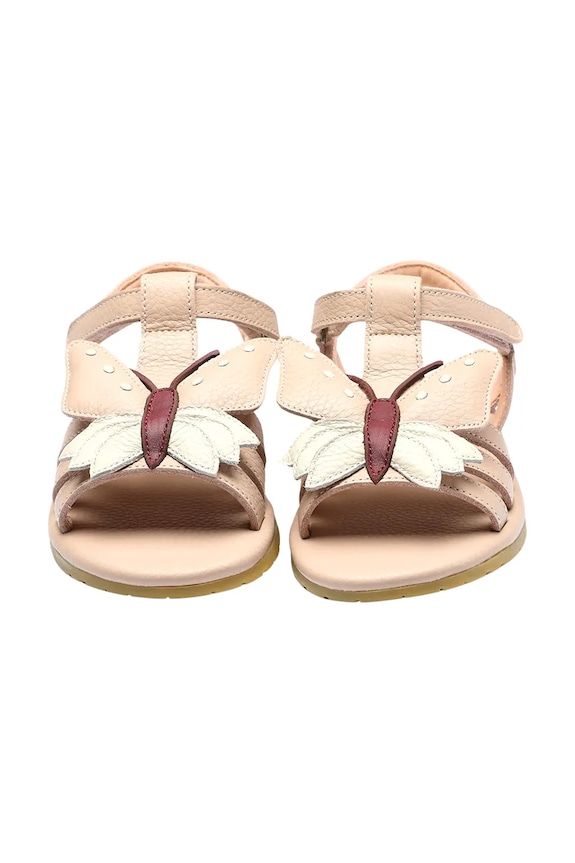 Detské kožené sandále Donsje Iles Sky Sandals Butterfly 2025201.22.28 béžová AA00
