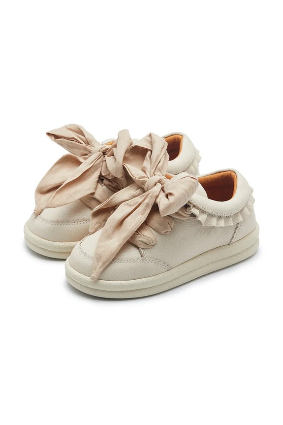 Donsje sneakers de piele întoarsă pentru copii Lexley Sneakers mic de statură bej 2029000.22.28