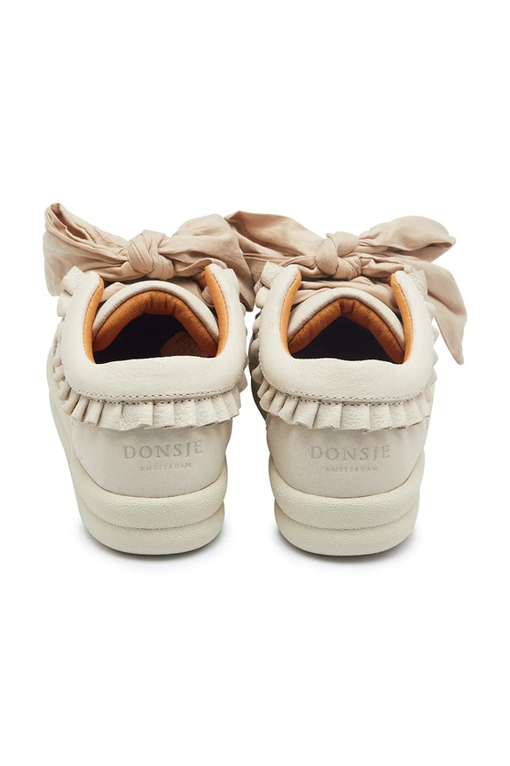 Fete Donsje sneakers de piele întoarsă pentru copii Lexley Sneakers 2029000.22.28 bej