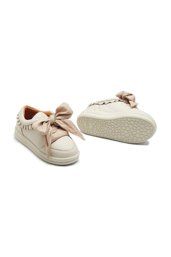 Donsje sneakers de piele întoarsă pentru copii Lexley Sneakers bej 2029000.22.28