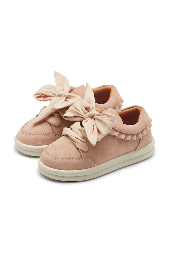 Donsje sneakersy zamszowe dziecięce Lexley Sneakers niska różowy 2029000.22.28