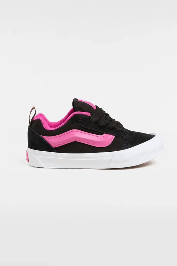 Vans scarpe da ginnastica bambini Knu Skool pelle scamosciata nero VN000CYUBML1
