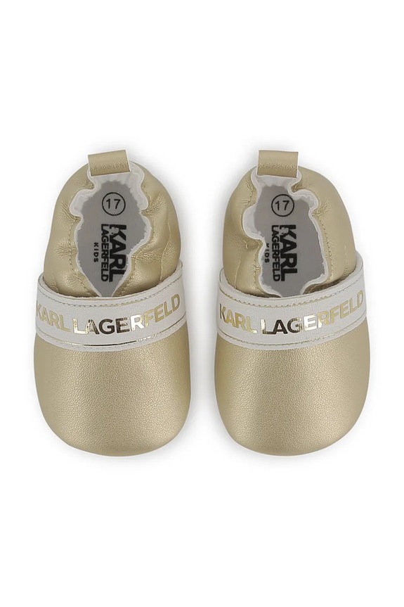 Karl Lagerfeld buty niemowlęce złoty Z30579