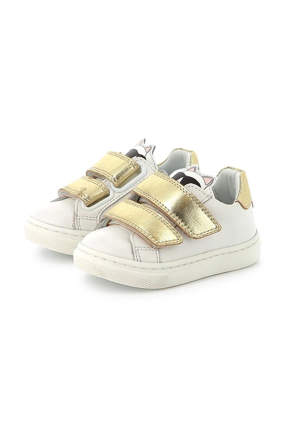 Karl Lagerfeld scarpe da ginnastica per bambini Z30383.28.30 bianco SS25