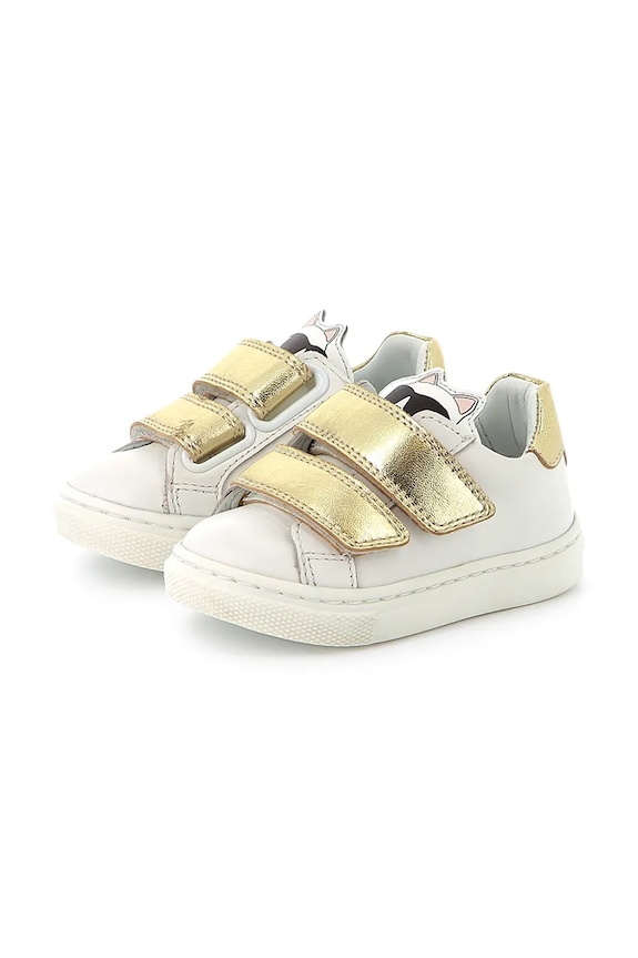 Karl Lagerfeld scarpe da ginnastica per bambini Z30383.28.30 bianco SS25