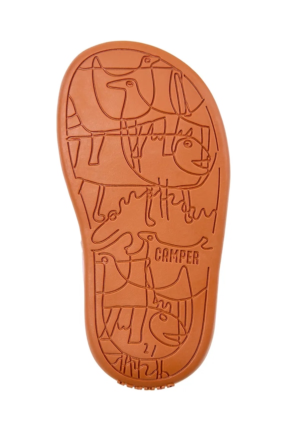 Camper sandali in pelle bambino/a Bicho FW K800628 rosa