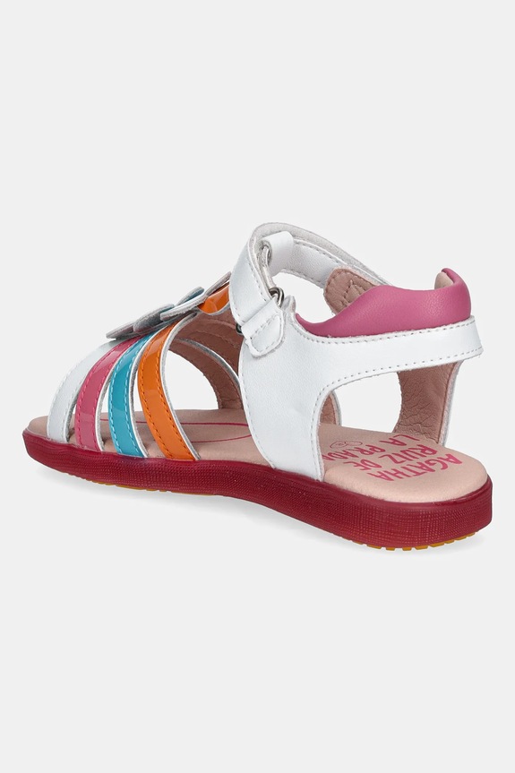 Κοριτσίστικα Παιδικά δερμάτινα σανδάλια Agatha Ruiz de la Prada 252965.28.34 λευκό