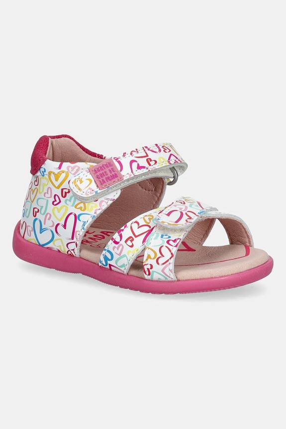 Σανδάλια Agatha Ruiz de la Prada υφασμάτινο λευκό 252903