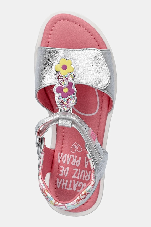 Детские сандалии Agatha Ruiz de la Prada серебрянный 252925