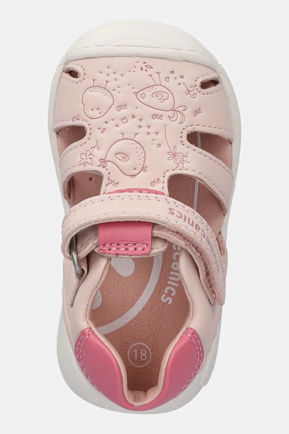 Biomecanics sandały skórzane dziecięce różowy 252108