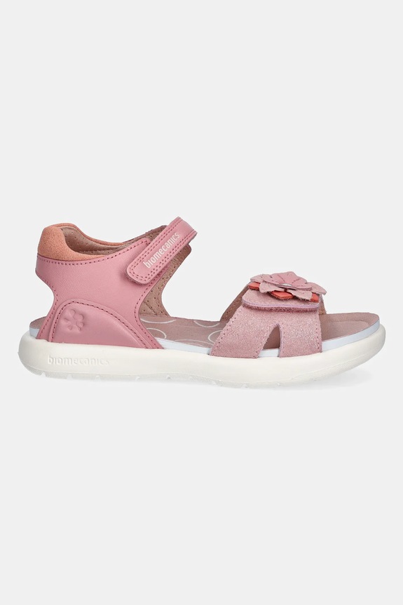 Biomecanics sandały skórzane dziecięce 252240.28.34 różowy SS25