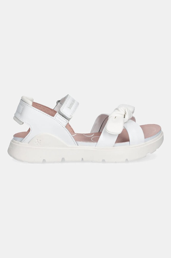 Biomecanics sandały skórzane dziecięce 252225 biały SS25