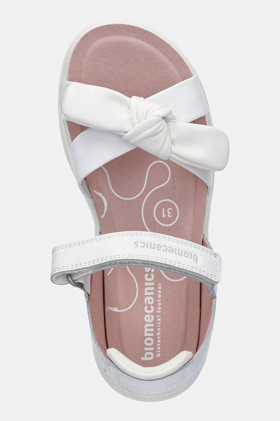 Biomecanics sandały skórzane dziecięce biały 252225