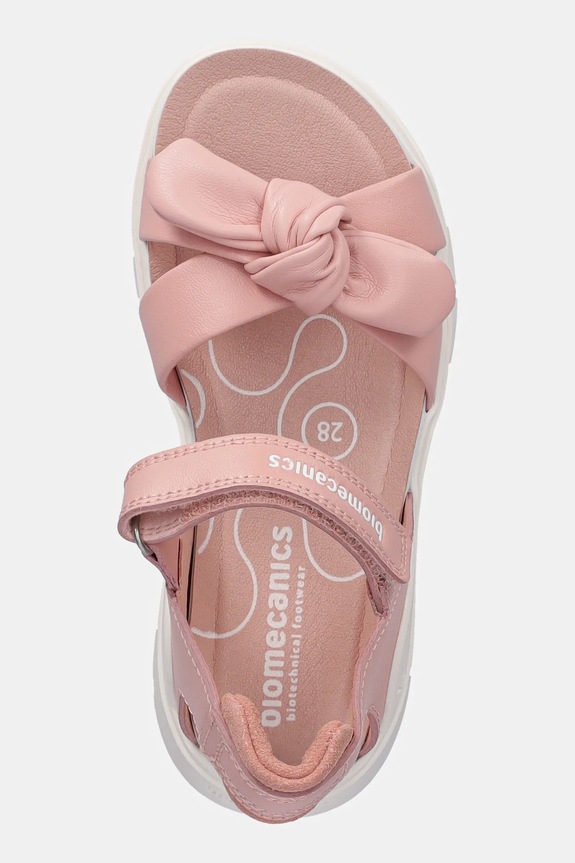 Biomecanics sandały skórzane dziecięce różowy 252225