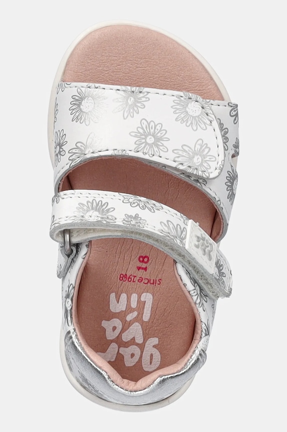 Garvalin sandali in pelle bambino/a bianco 252306