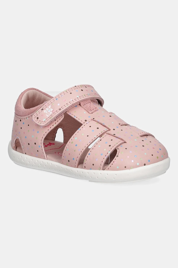 Garvalin sandale din piele pentru copii roz 252329.19.23