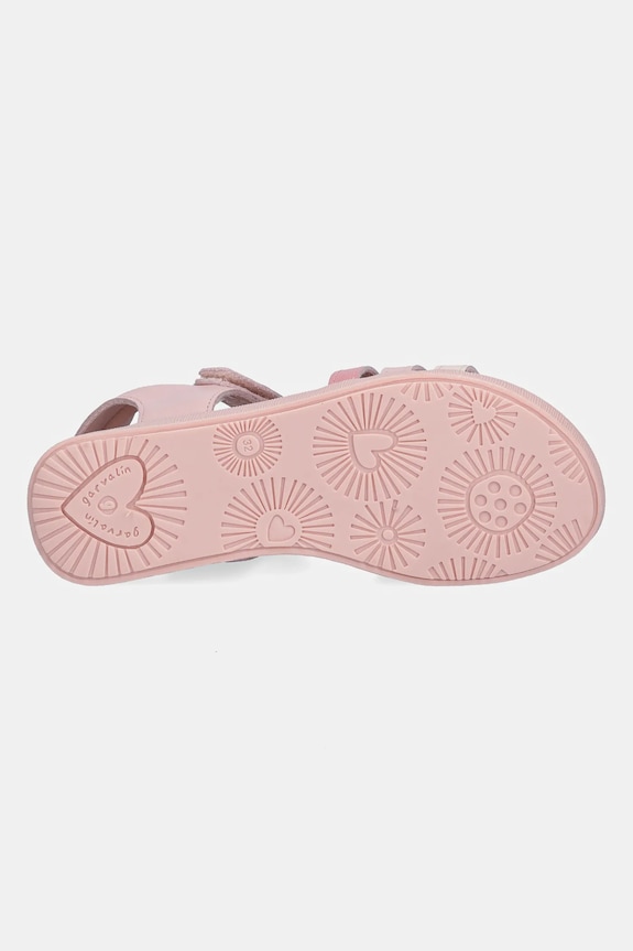 Garvalin sandale din piele pentru copii 252427.28.34 roz