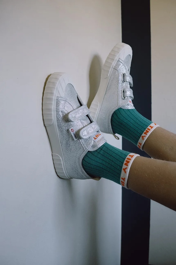 Tinycottons teniși copii METALLIC SNEAKERS X SUPERGA SS25.911