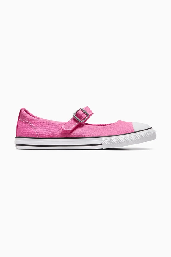 Παιδικά πάνινα παπούτσια Converse Chuck Taylor All Star Dainty Mary Jane μικρό ροζ A12730C